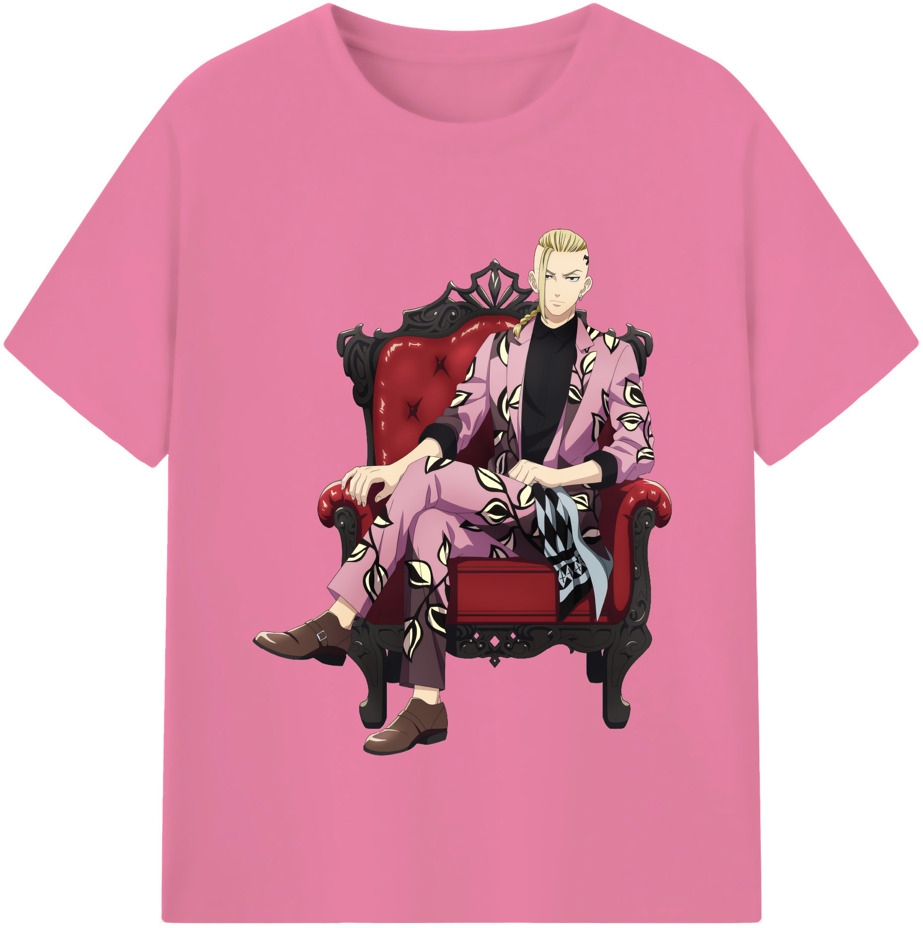 （画像用） 東京リベンジャーズ Tokyo Revengers 綿100％半袖Tシャツ（フロントプリント）